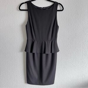 Alice + Olivia Women's Black Sleeveless Peplum Dress